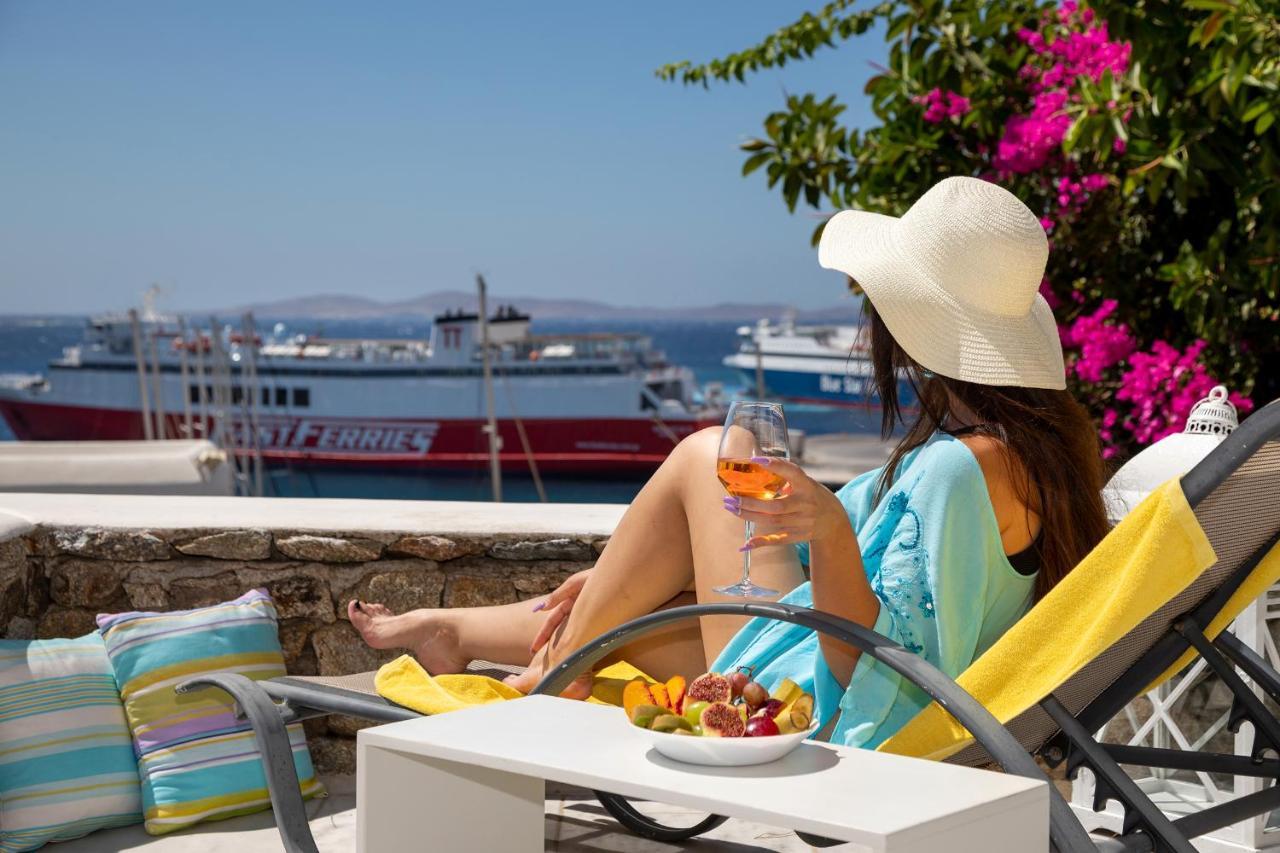 Olia Hotel Tourlos Eksteriør billede