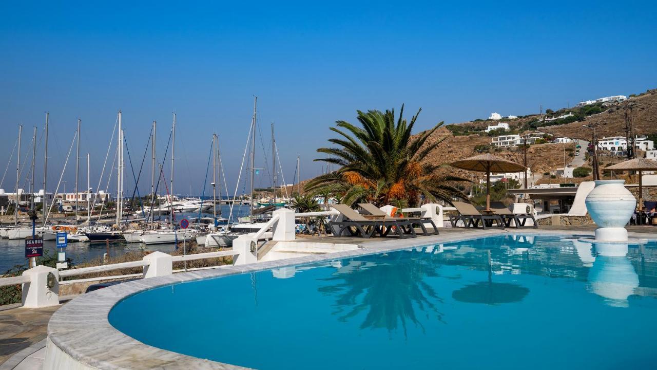 Olia Hotel Tourlos Eksteriør billede