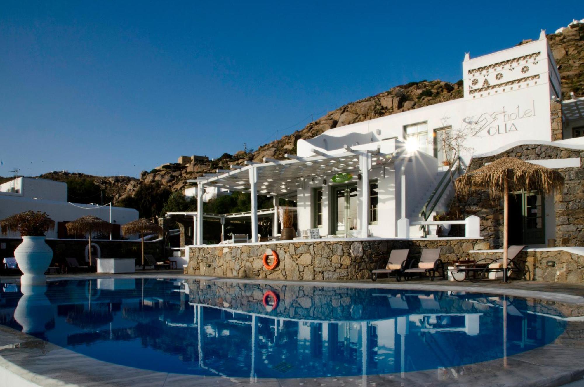 Olia Hotel Tourlos Eksteriør billede