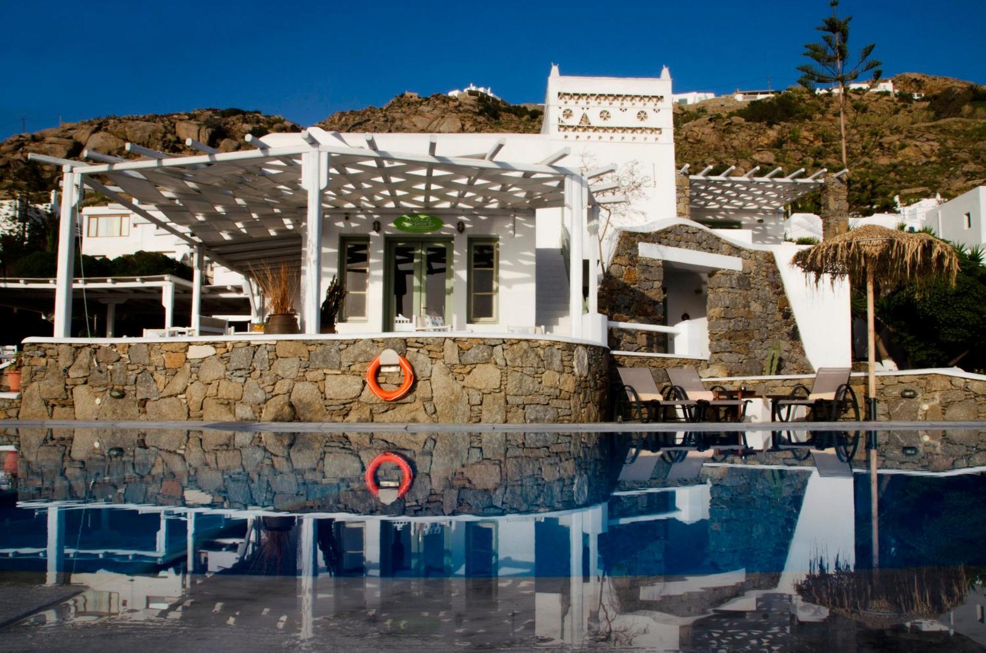 Olia Hotel Tourlos Eksteriør billede