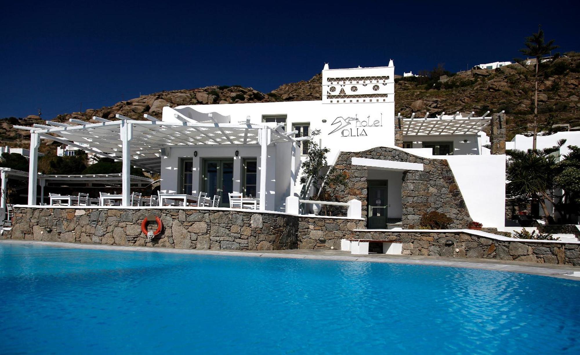 Olia Hotel Tourlos Eksteriør billede