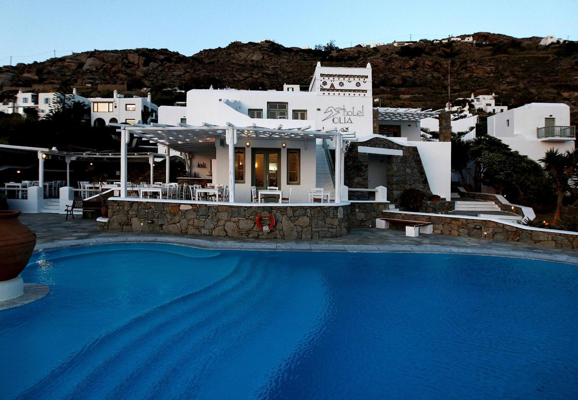 Olia Hotel Tourlos Eksteriør billede