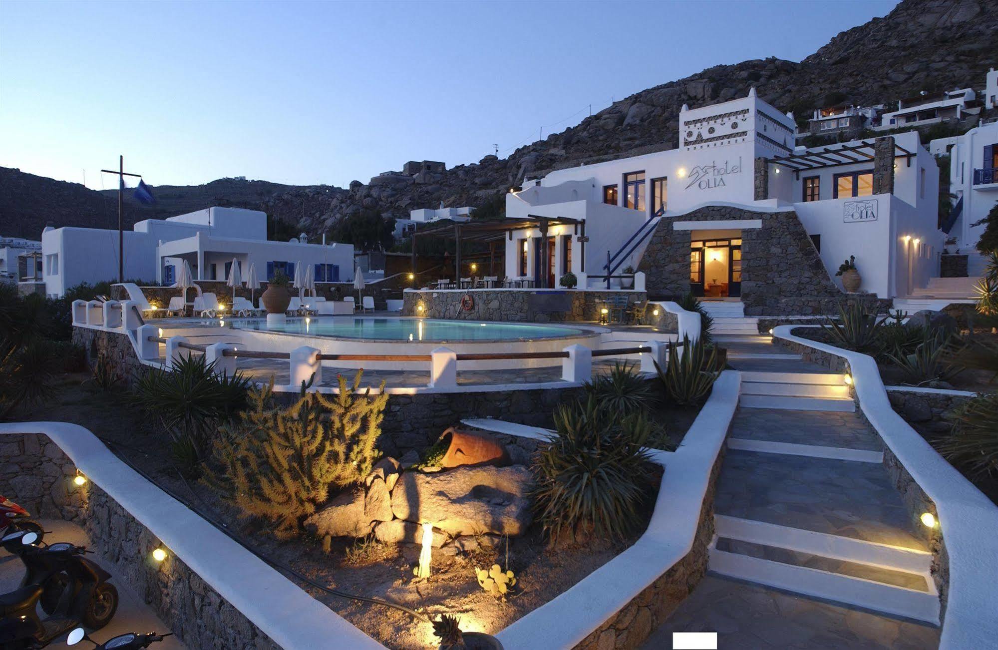 Olia Hotel Tourlos Eksteriør billede